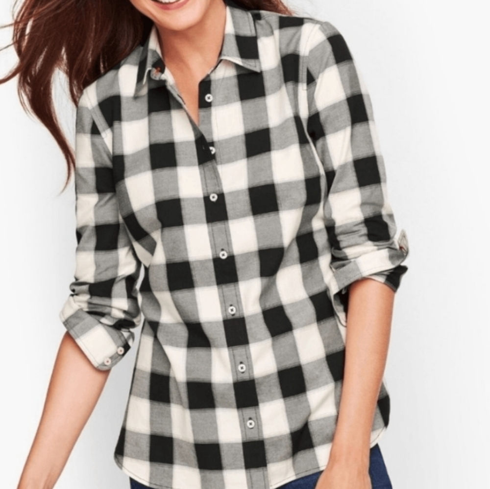 Black & White Buffalo Plaid (NIB) - Picture 2 of 16